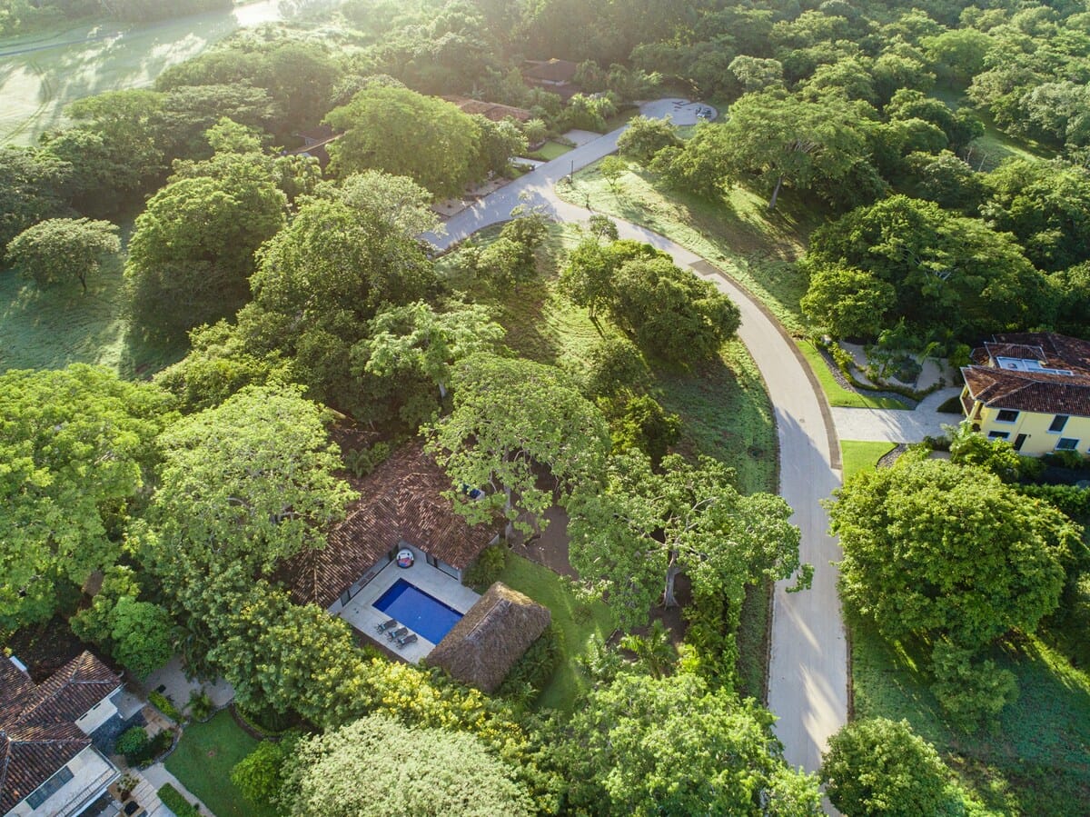 Casa Pacifico aerial view