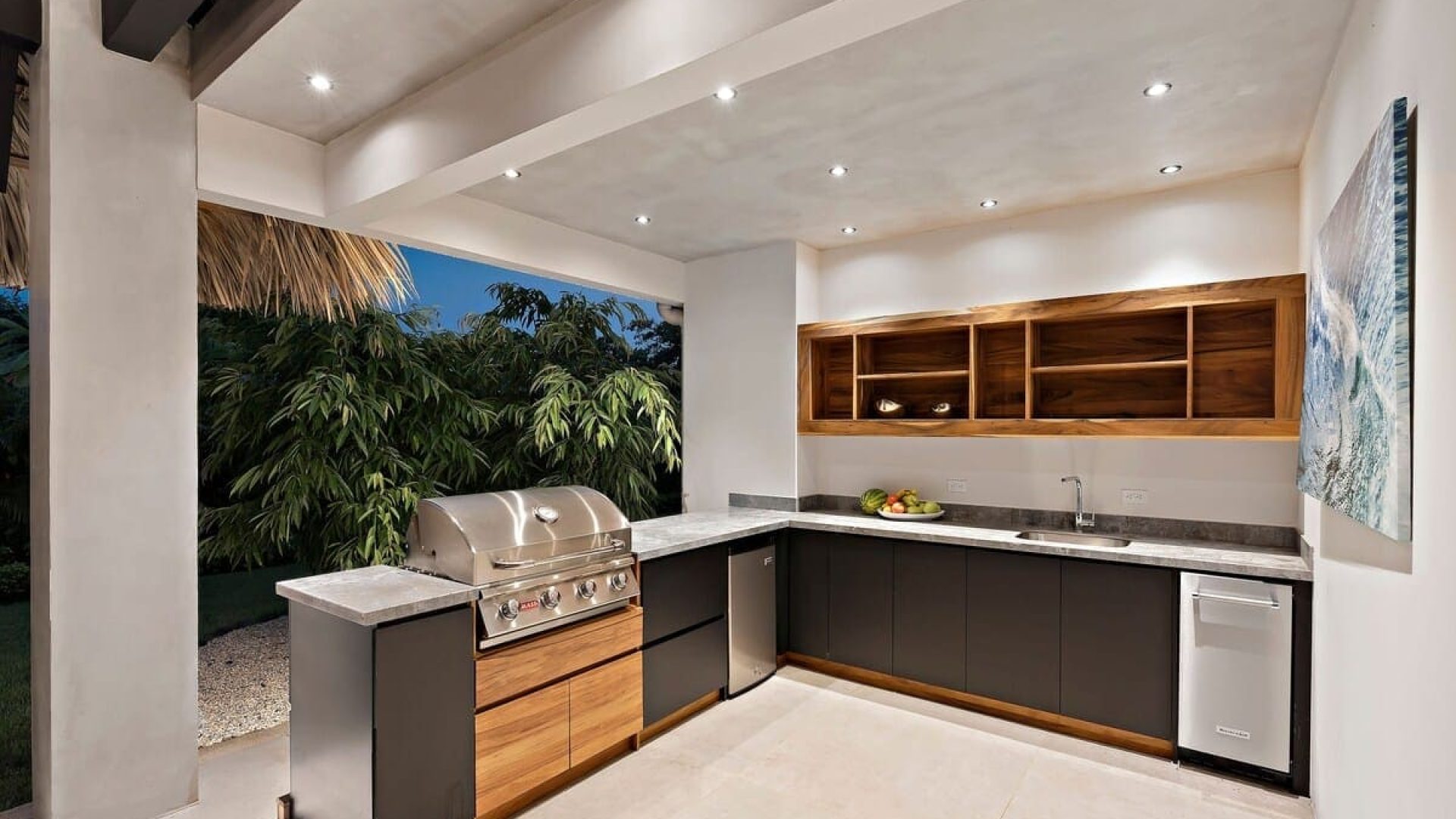 Outdoor kitchen and BBQ