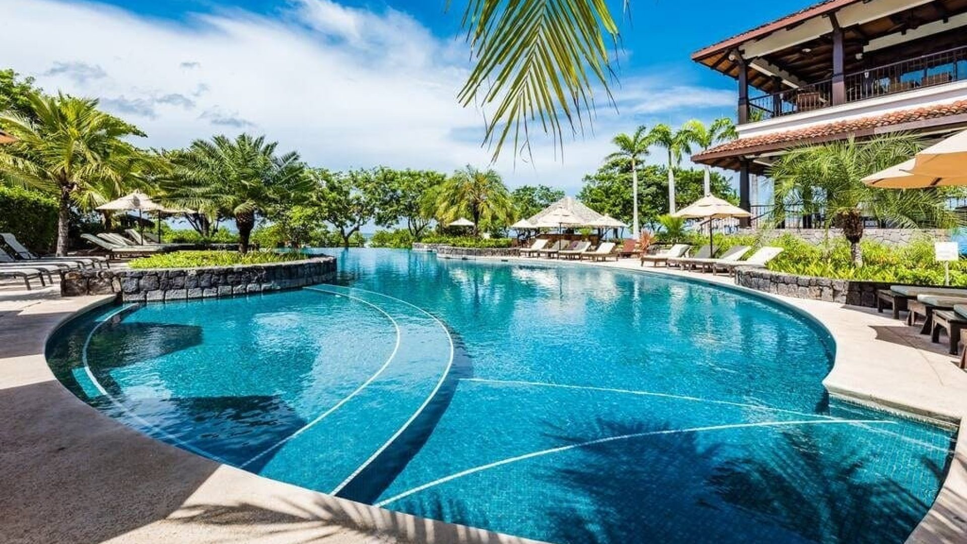 Nice infinitive Beach Club view